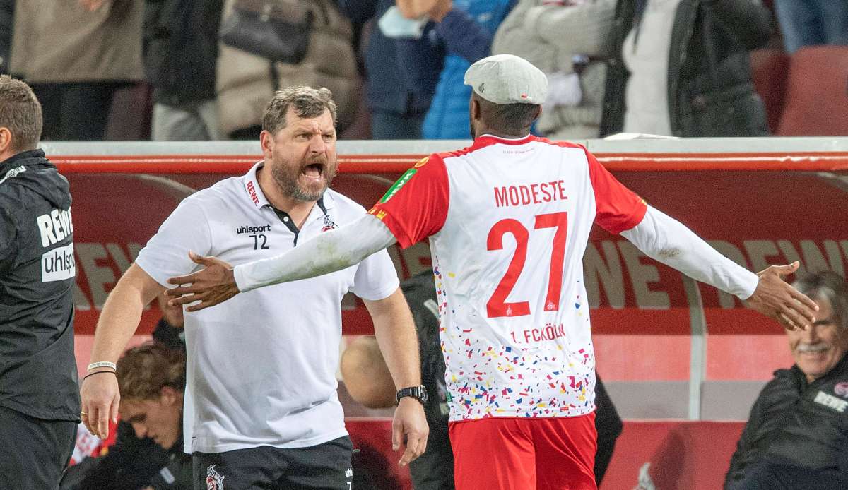 Steffen Baumgart glaubt an einen Verbleib von Anthony Modeste in Köln.