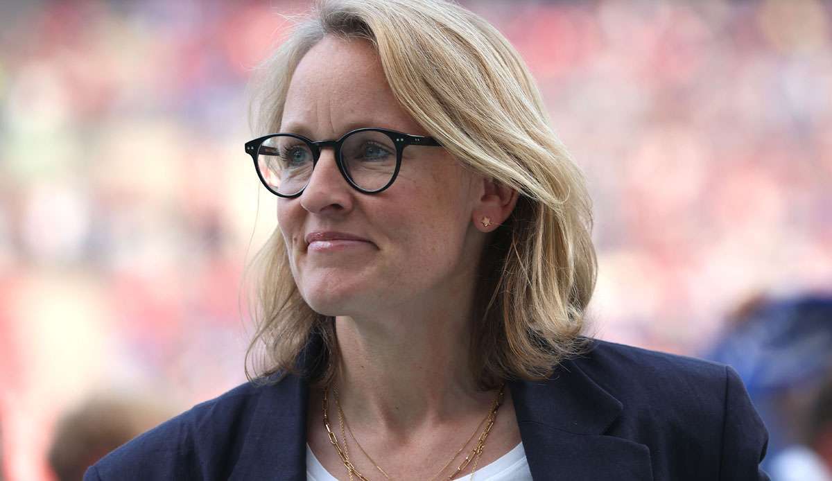 Donata Hopfen zeigte sich erfreut über den Sieg von Eintracht Frankfurt in der Europa League.