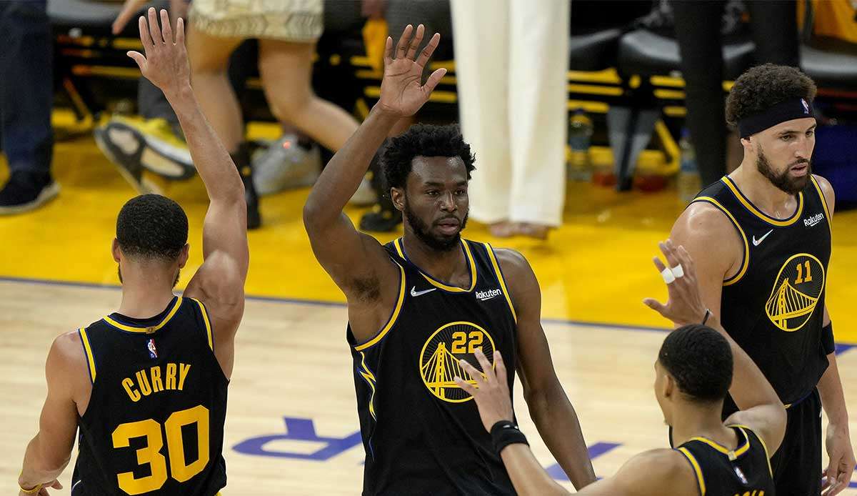 Andrew Wiggins verletzte sich in Spiel 2 am Knöchel.