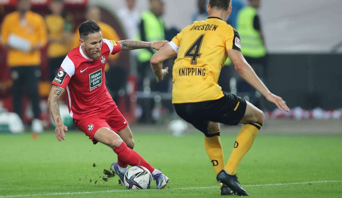 Das Hinspiel zwischen Dynamo Dresden und Kaiserslautern endete 0:0.