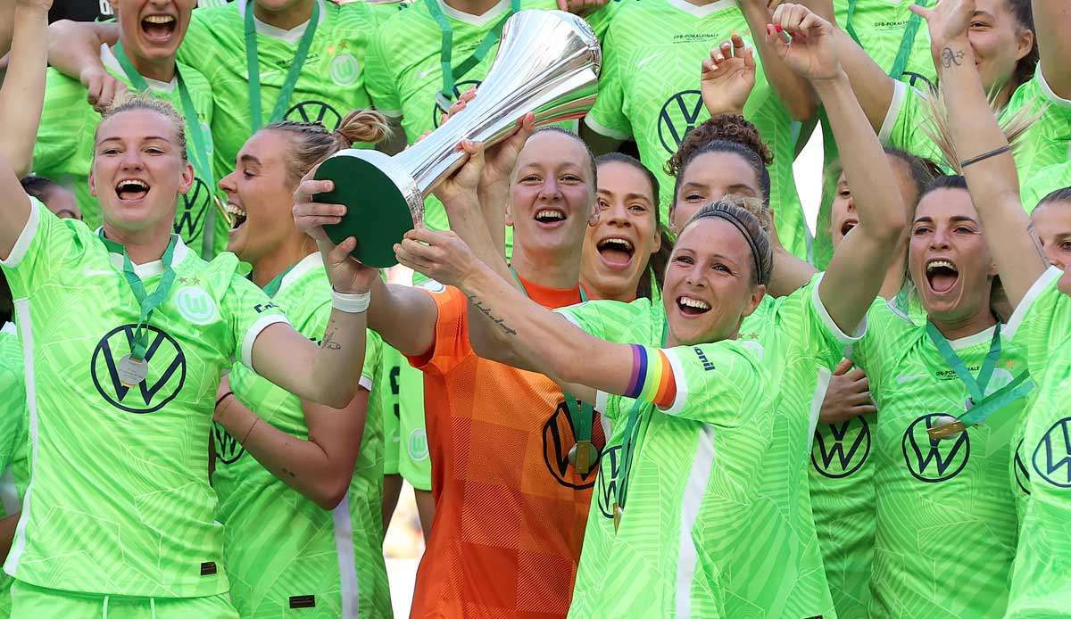 Der VfL Wolfsburg gewann zum neunten Mal den DFB-Pokal der Frauen.