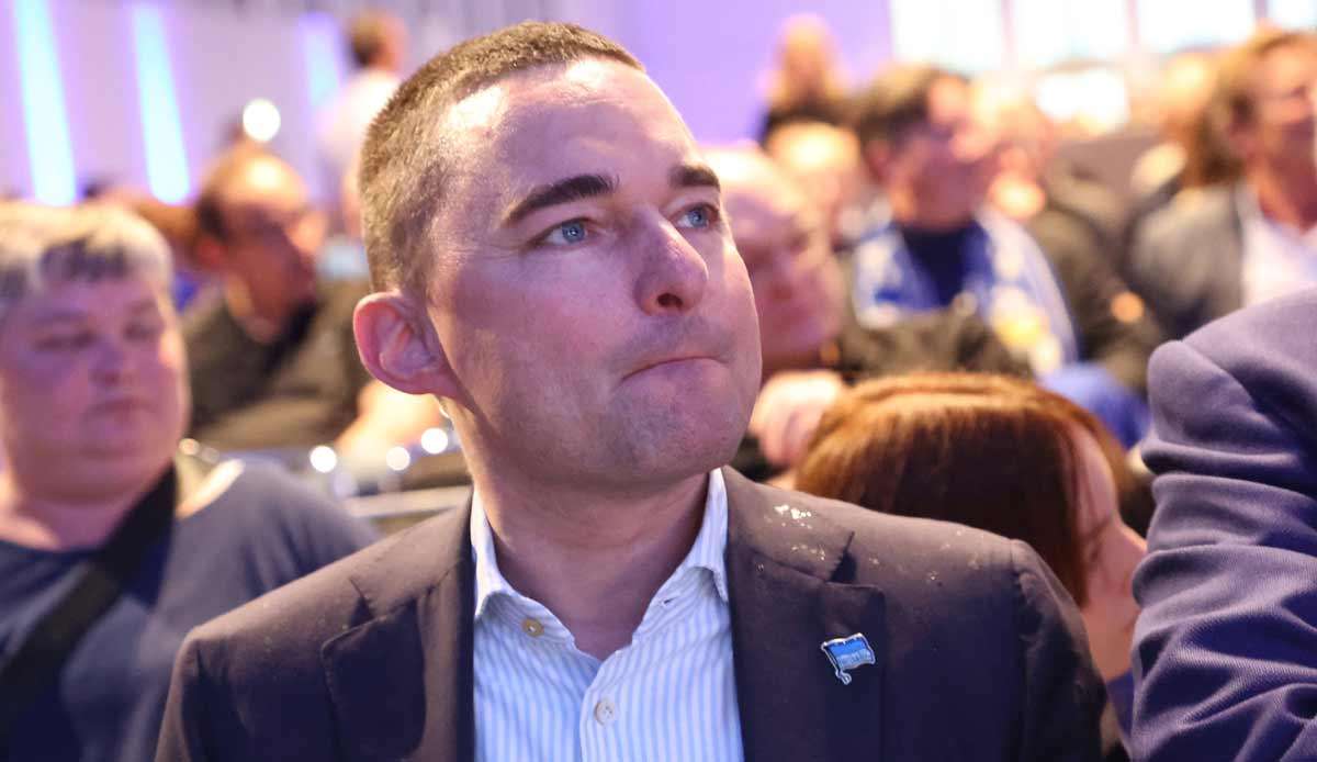 Lars Windhorst wurde bei der Mitgliederversammlung von Hertha BSC ausgebuht.
