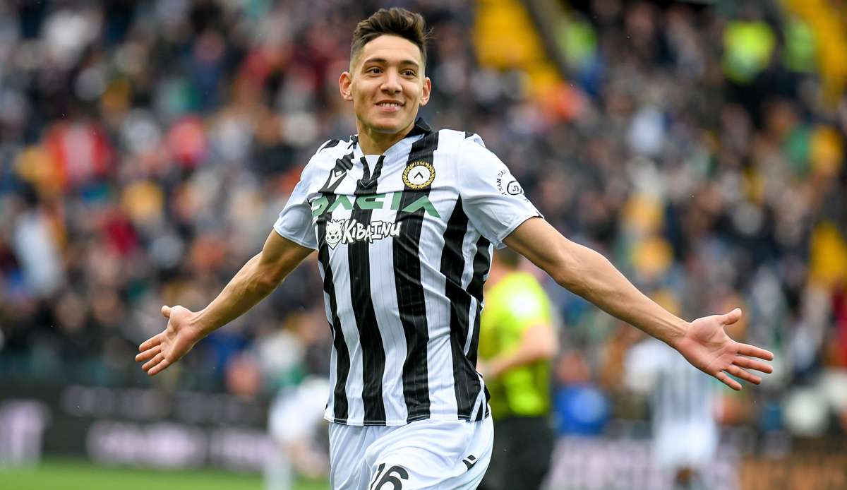 Nahuel Molina erzielte in der vergangenen Saison acht Tore für Udinese Calcio.