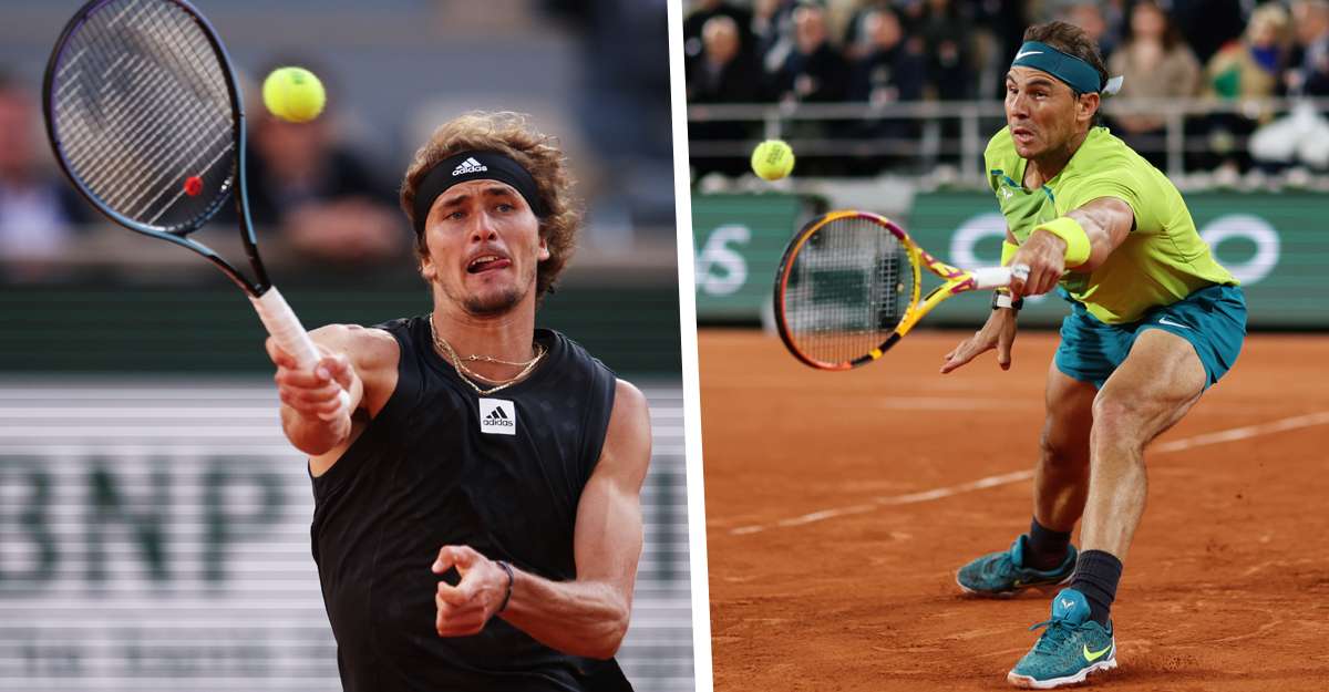 Alexander Zverev trifft im Halbfinale der French Open auf Rafael Nadal.