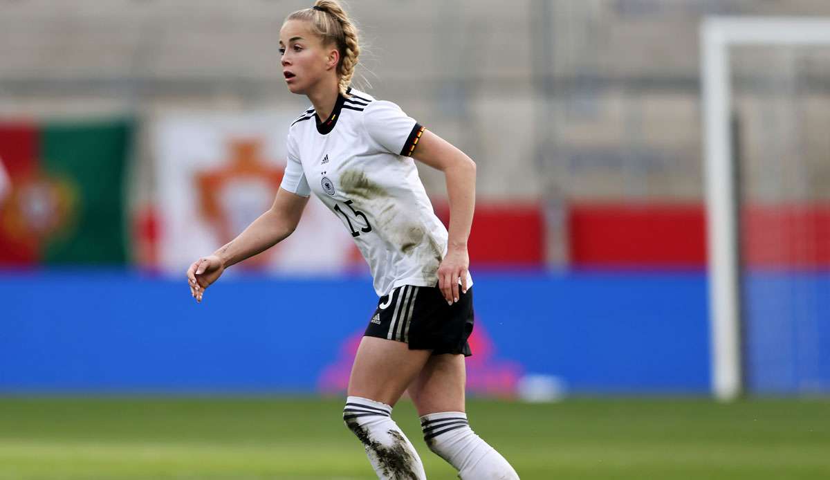 Giulia Gwinn sieht in Deutschland noch Entwicklungspotenzial für den Frauenfußball.