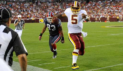 Donovan McNabb soll die Washington Redskins in der neuen Saison in die Playoffs führen 