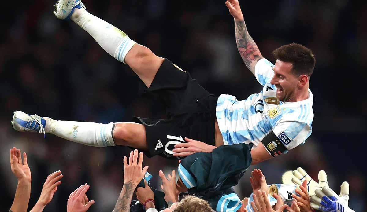 Lionel Messi gewann mit Argentinien die Finalissima.