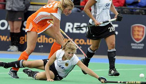 Beim Testspiel hatte Olympiasieger Niederlande die Nase vorn