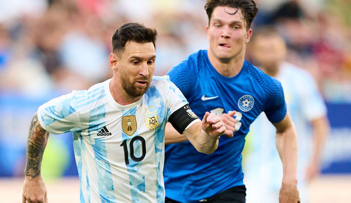 Lionel Messi erzielte gegen Estland seine Länderspieltreffer 82 bis 86.