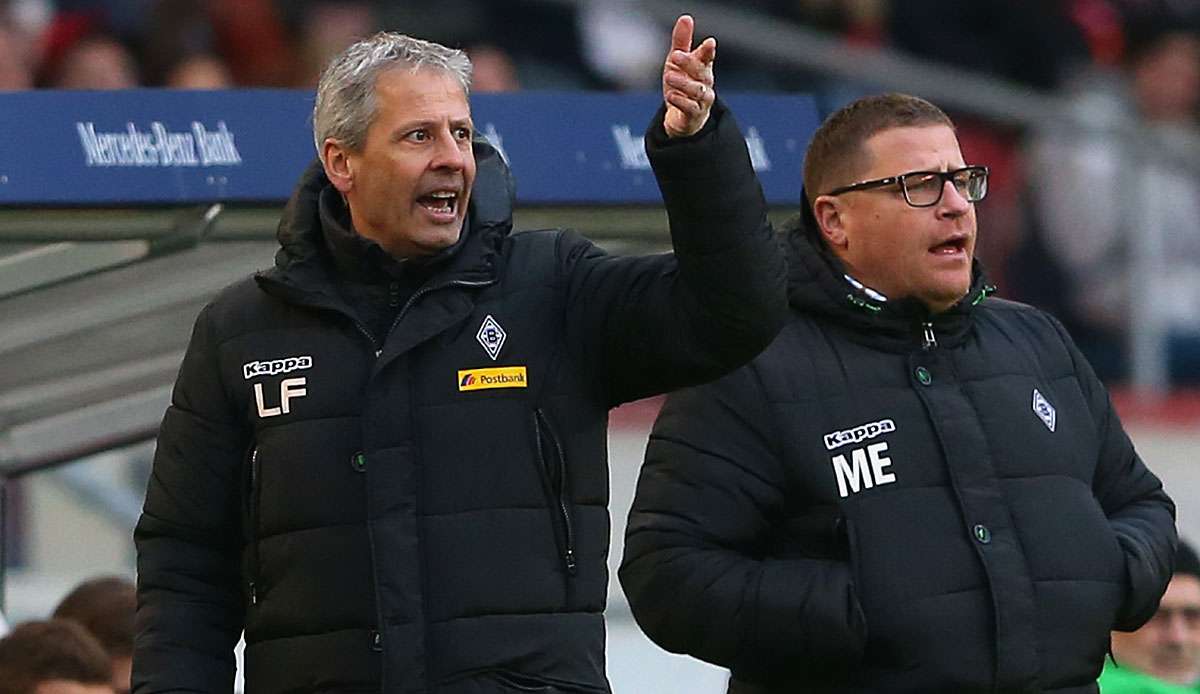 Favre und Eberl arbeiteten einst erfolgreich zusammen in Gladbach.