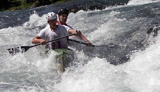 Bei den Slalom-Kanuten gibt es noch ordentlich Luft nach oben