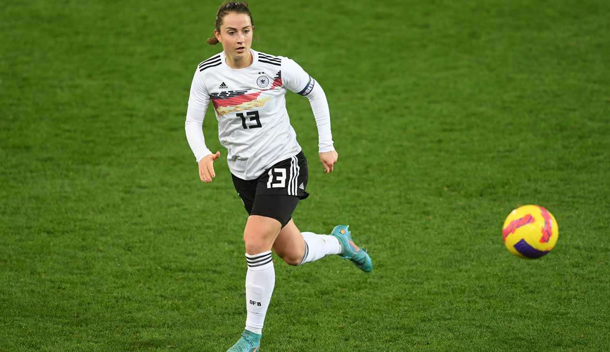 Sara Däbritz will mit der deutschen Nationalmannschaft die EM gewinnen.