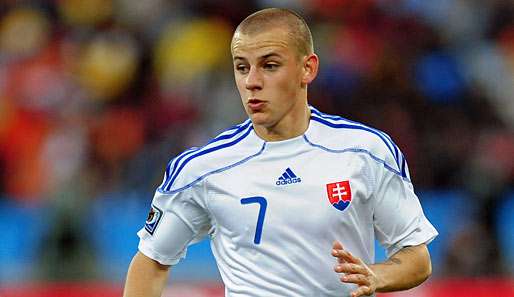 Vladimir Weiss bestritt bislang zwölf Länderspiele für das Nationalteam der Slowakei