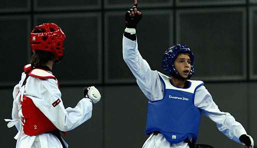 Gegen ihn trat der iranische Kampfsportler nicht an: Gili Haimovitz (r.) aus Israel