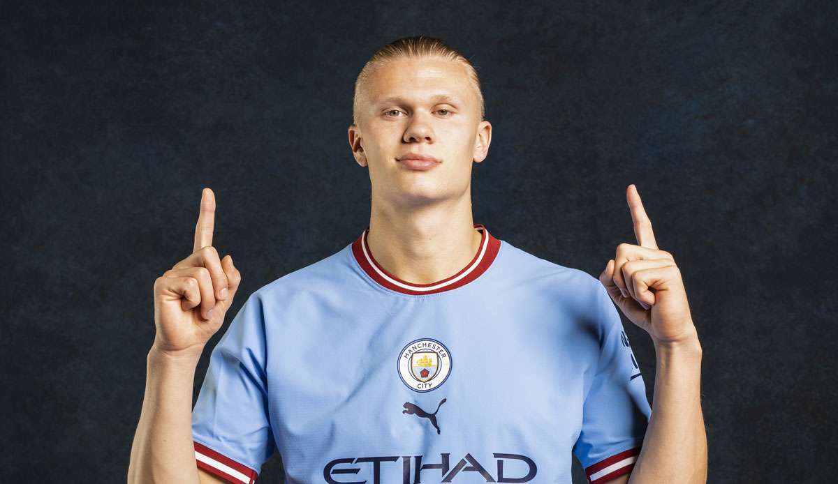 Platz 7: ERLING HAALAND | Manchester City | Gehalt pro Woche: 435.000 Euro