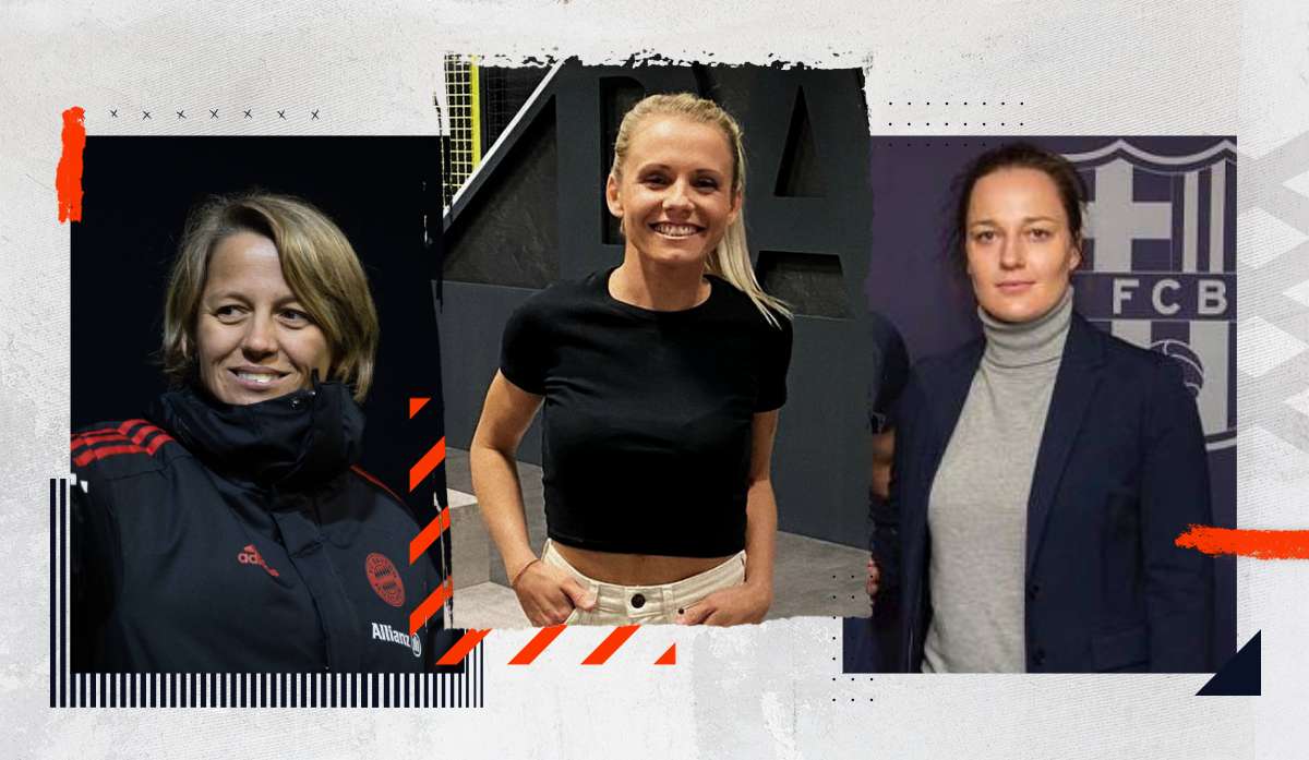 Die EM 2022 in England wird eines der bedeutendsten Turniere der Geschichte. Mit Bianca Rech, Julia Simic und Jasmina Covic blicken drei wichtige Persönlichkeiten des Fußballs auf das Turnier.