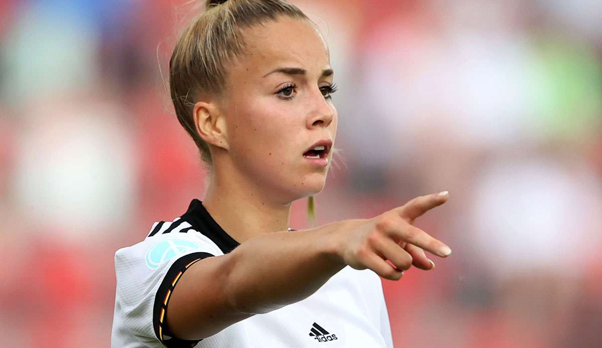 Giulia Gwinn will mit der deutschen Nationalmannschaft den EM-Titel gewinnen.