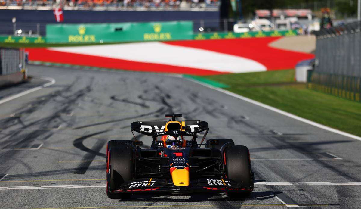 Als erstes über die Ziellinie - das dürfte für den GP in Österreich das Ziel für Max Verstappen sein