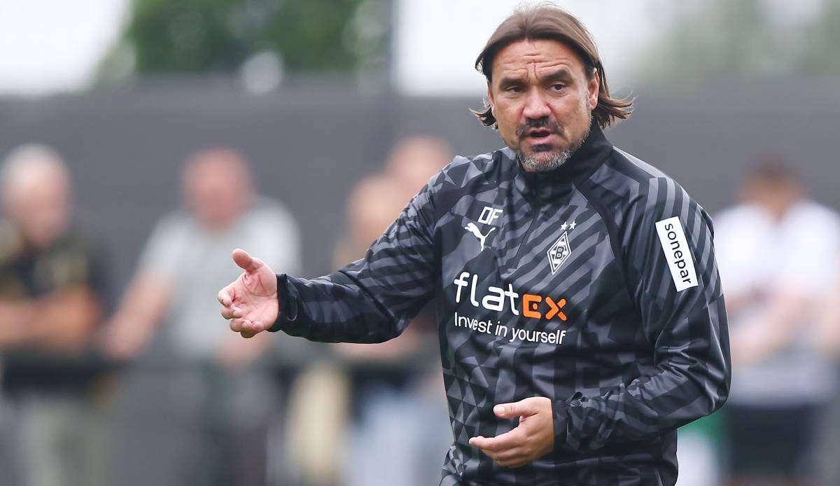 Daniel Farke wurde im Juni von Borussia Mönchengladbach als neuer Trainer vorgestellt.