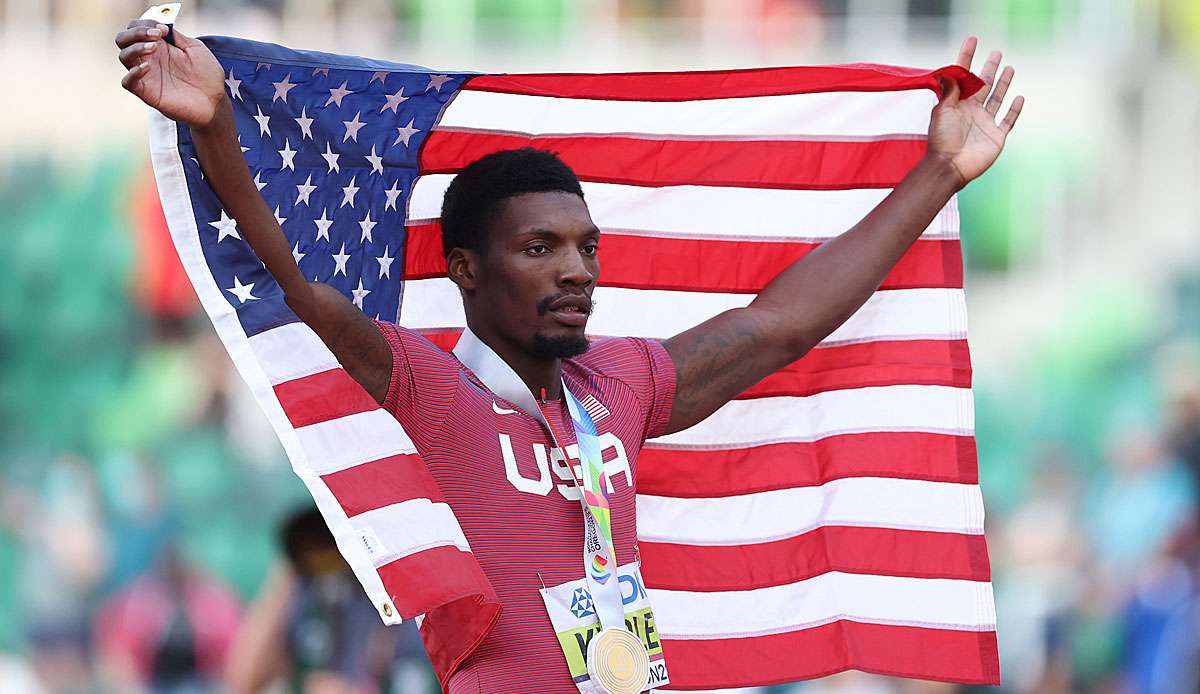 Fred Kerley ist neuer 100-m-Weltmeister.