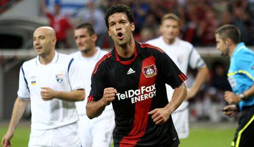 Michael Ballack spielte bereits von 1999-2002 in Leverkusen und erlebte hier seinen Durchbruch