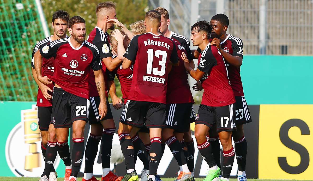 Der 1. FC Nürnberg steht in der 2. Runde des DFB Pokals.