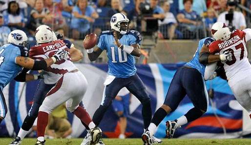 Quarterback Vince Young schaffte im letzten Jahr seinen endgültigen Durchbruch in der NFL