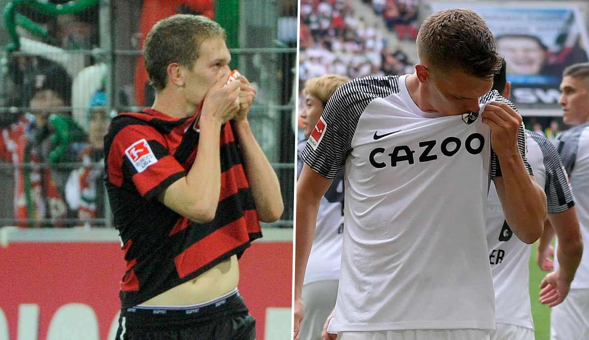 Matthias Ginter traf bei seinem Profidebüt gegen Augsburg 2012 - und am Samstag in seinem ersten Bundesligaspiel nach seiner Rückkehr zum SC Freiburg.