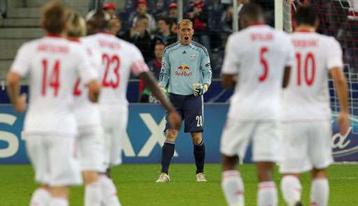 RB-Torwart Gerhard Tremmel rüttelt Salzburg lautstark wach