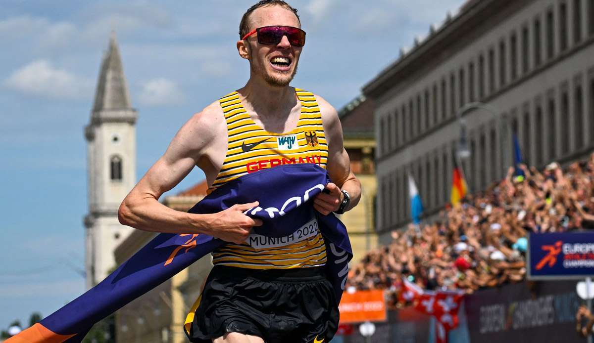 Richard Ringer gewann den Marathon bei den European Championships.