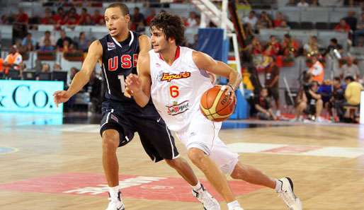 Point-Guard-Duell zwischen den USA und Spanien: Stephen Curry vs. Ricky Rubio