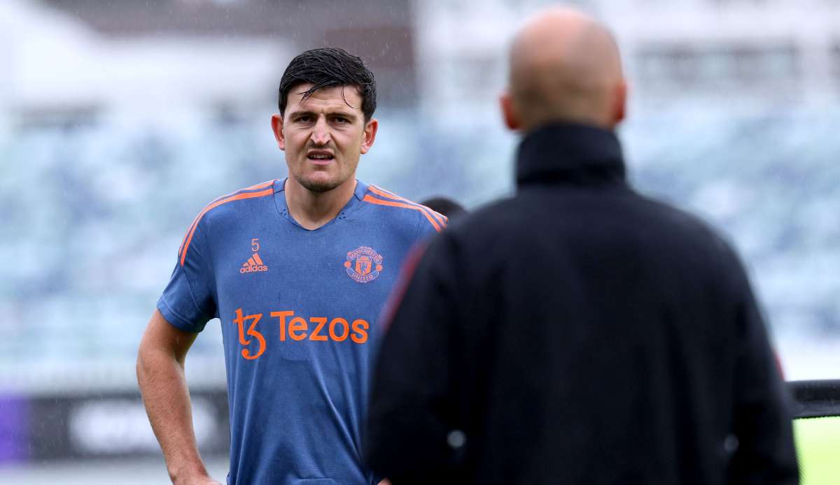 Erik ten Hag denkt wohl über eine Degradierung von Harry Maguire nach.