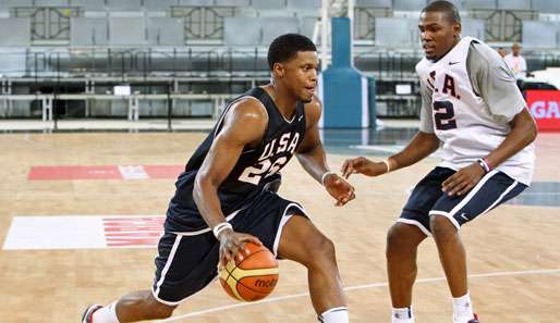 Kevin Durant (r.) spielt seit 2008 für Oklahoma City Thunder in der NBA