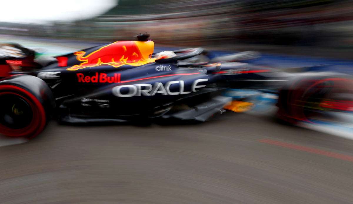 Max Verstappen am Freitag in Spa.