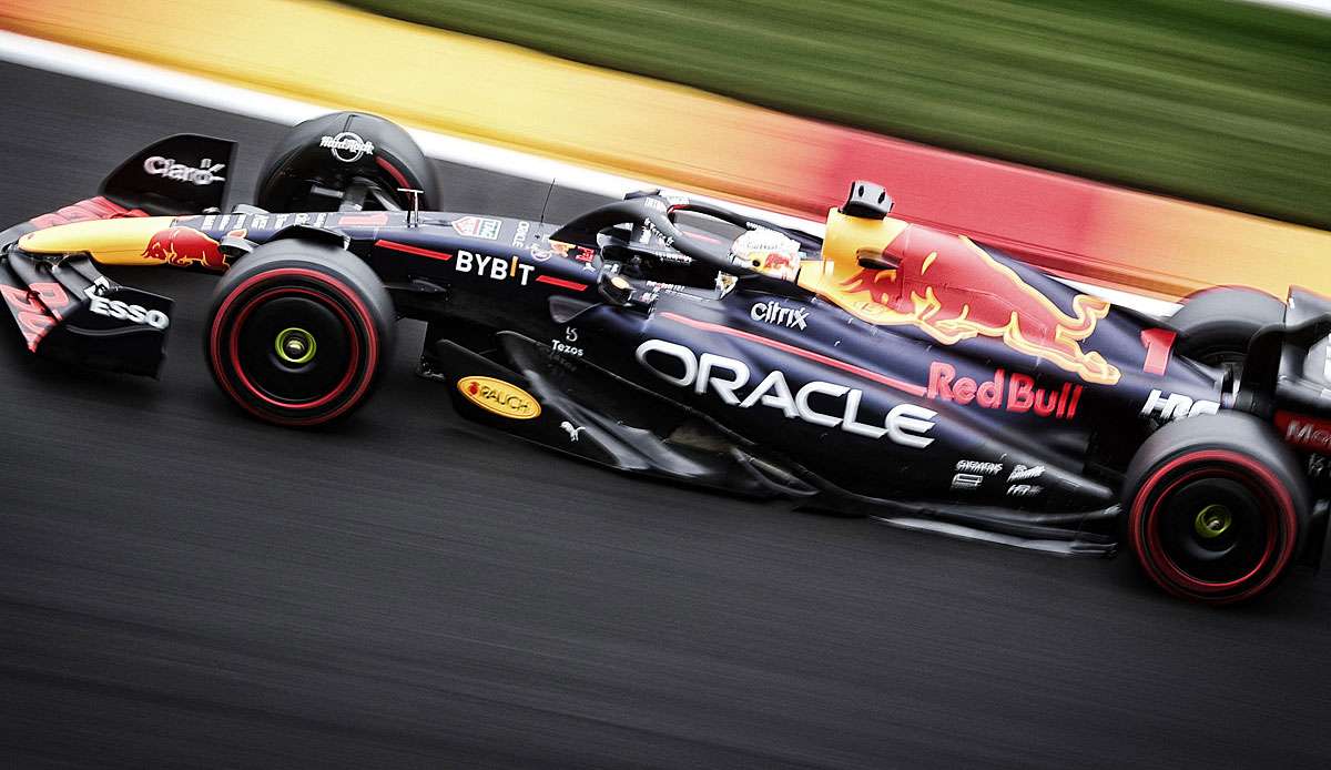 Max Verstappen rückt beim Belgien-GP auf.