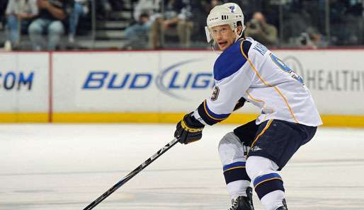 Paul Kariya steht spielt seit Juli 2007 für die St. Louis Blues