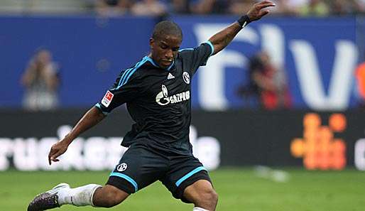 Schalkes Jefferson Farfan traf am 1. Spieltag in Hamburg zum zwischenzeitlichen 1:1-Ausgleich