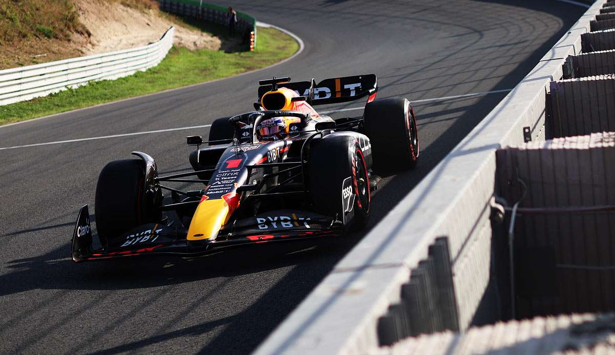 Max Verstappen am Freitag beim Freien Training zum GP der Niederlande in Zandvoort.