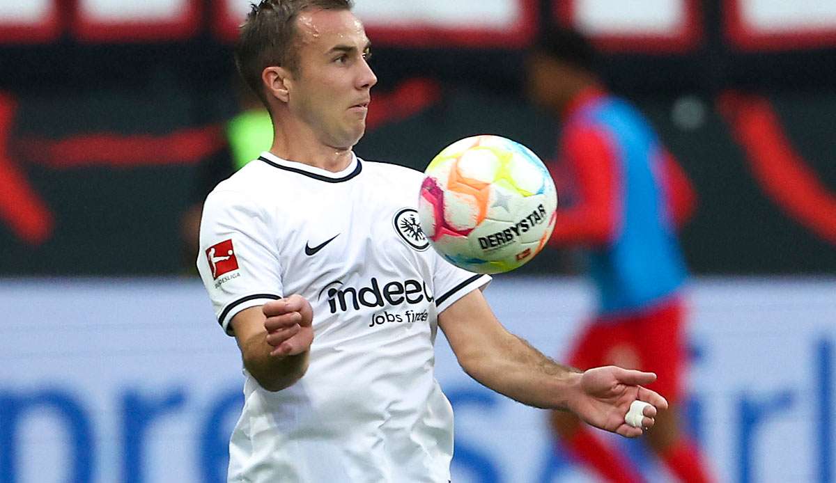Mario Götze zeigte beim 4:0 der Eintracht gegen Leipzig eine hervorragende Leistung als Ideen- und Vorlagengeber.