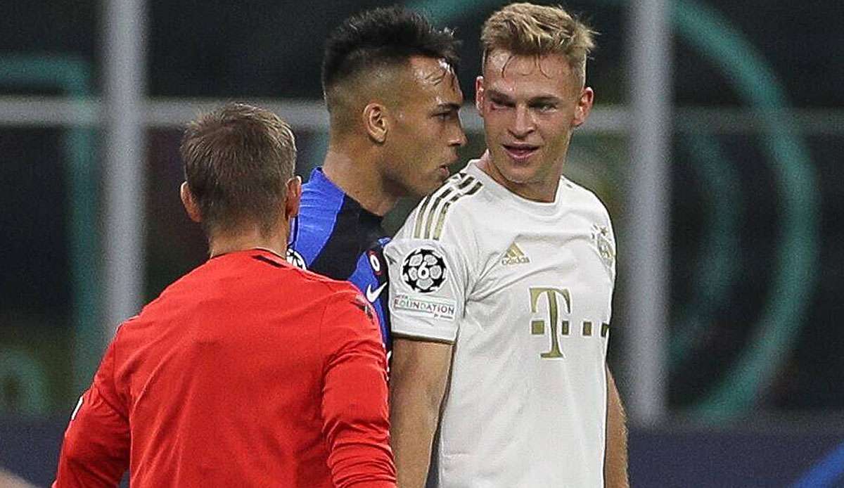 Joshua Kimmich hat sich gegen Inter ein blaues Auge zugezogen.