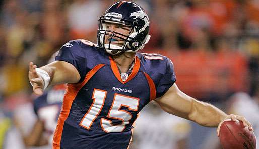 Tim Tebow kam nach einer illustren College-Karriere in Florida per Draft nach Denver