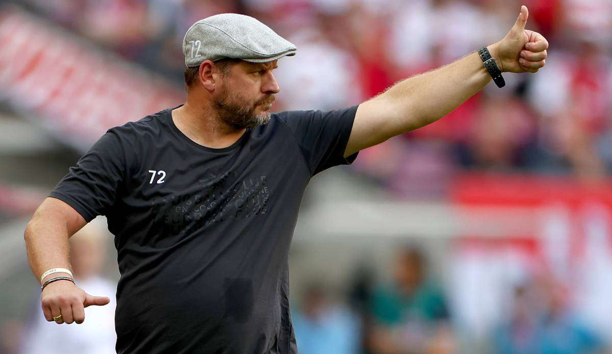 Trainer Steffen Baumgart fiebert dem ersten Heimspiel des 1. FC Köln in der Conference League entgegen.