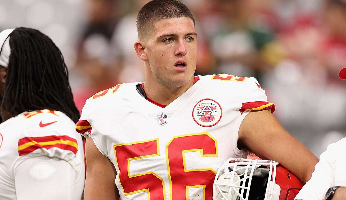 Ex-Wasserballer George Karlaftis ging im Draft als Nr. 30 zu den Kansas City Chiefs.