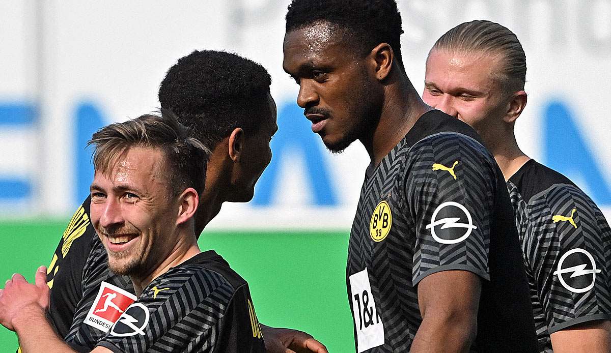 Dan-Axel Zagadou (v.M.) war fünf Jahre für den BVB aktiv.