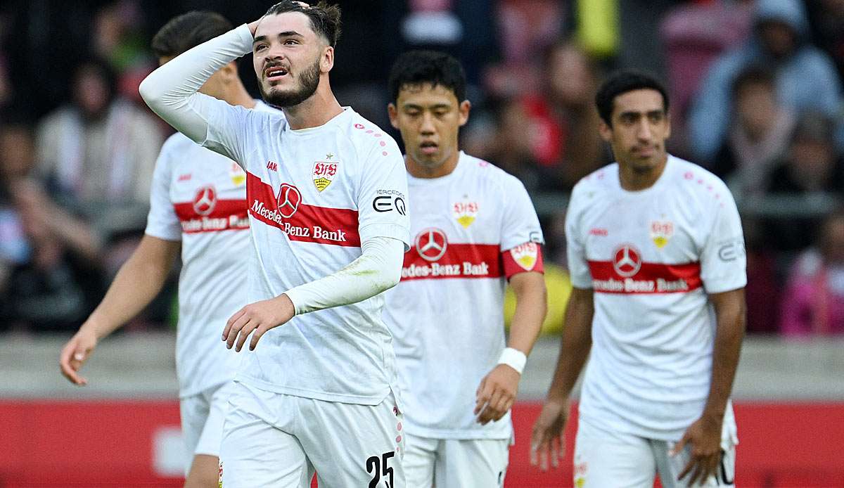 Lange Gesichter bei den Spielern des VfB Stuttgart nach dem 1:3 am Wochenende gegen Eintracht Frankfurt.