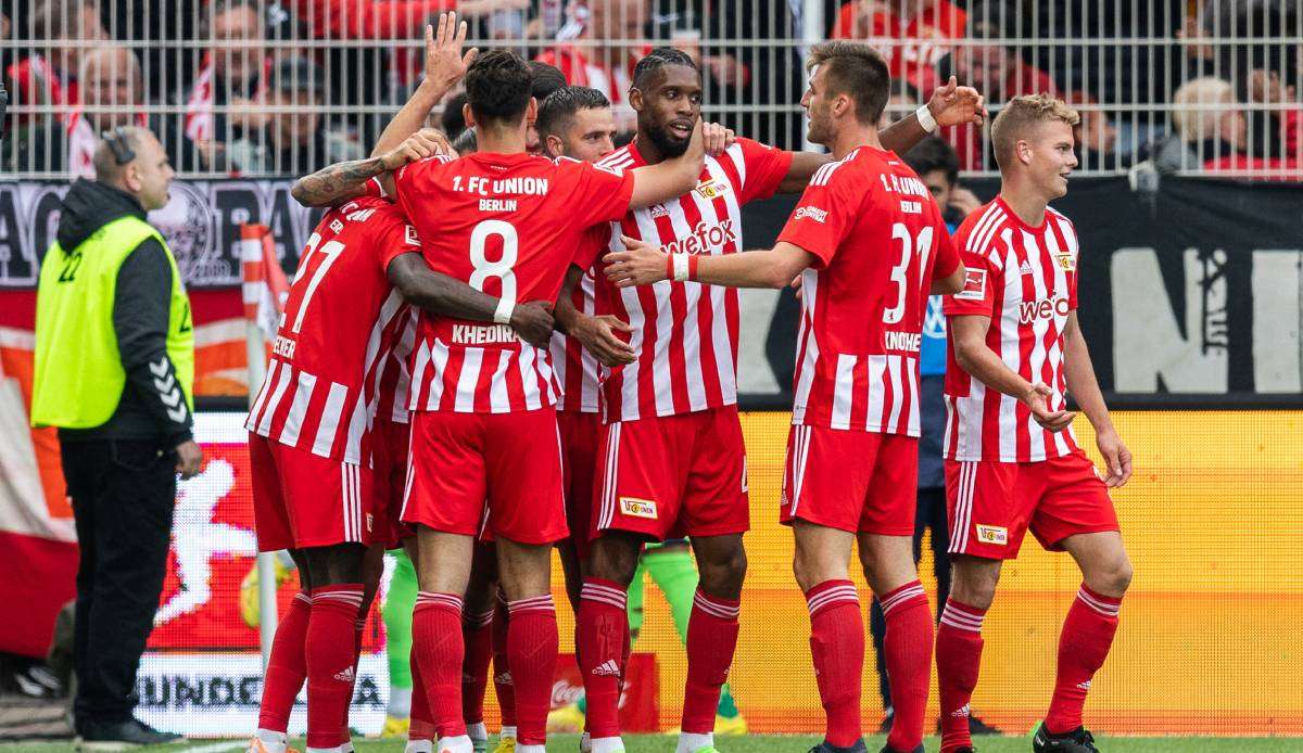 Ein vertrautes Bild in dieser Saison: Union Berlin jubelt über einen Treffer.