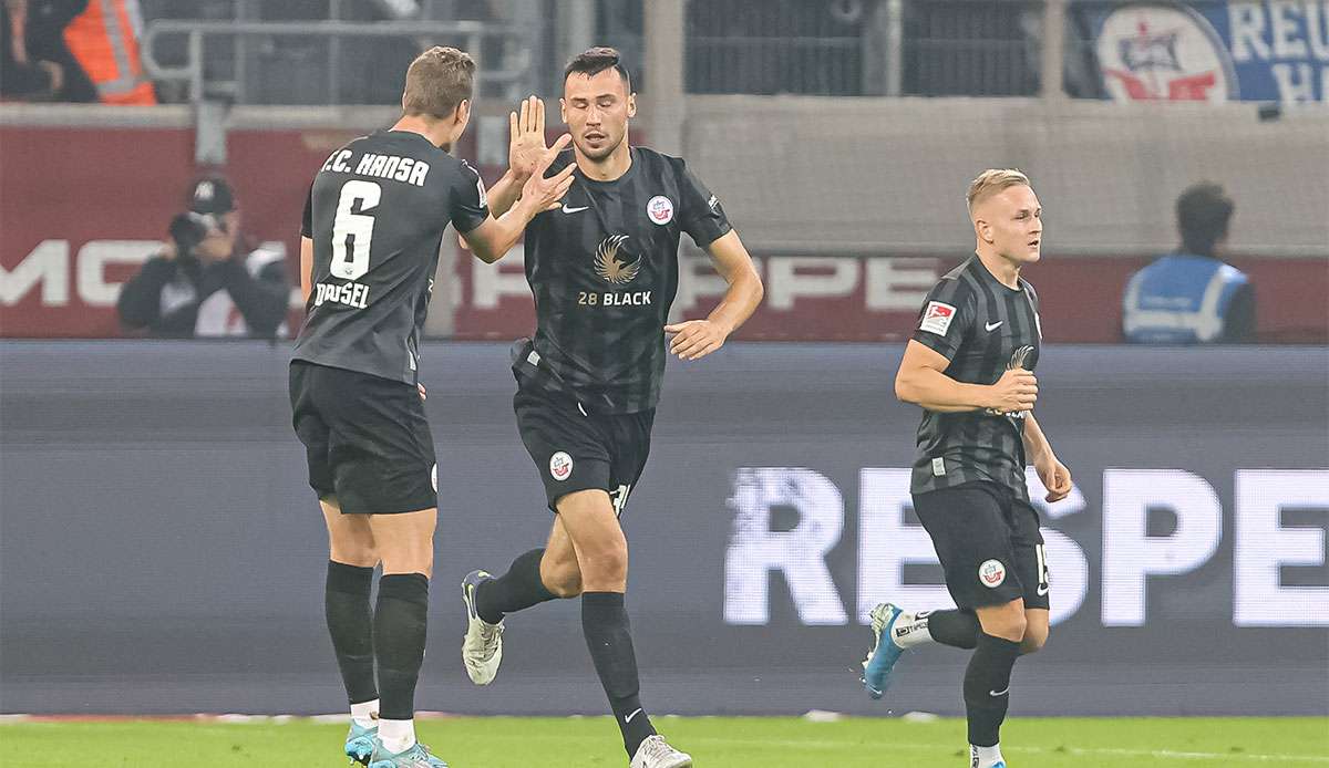 Hansa Rostock gastiert bei Holstein Kiel.