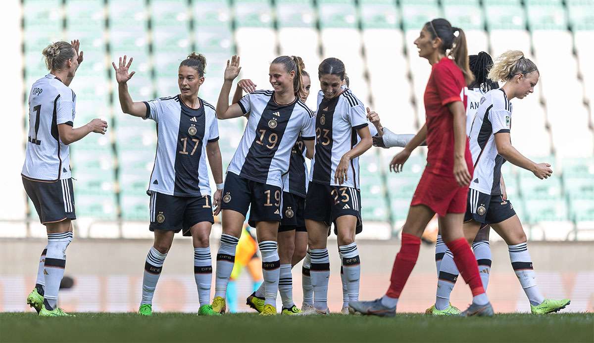 Deutschlands Frauen-Nationalteam trifft auf Frankreich.