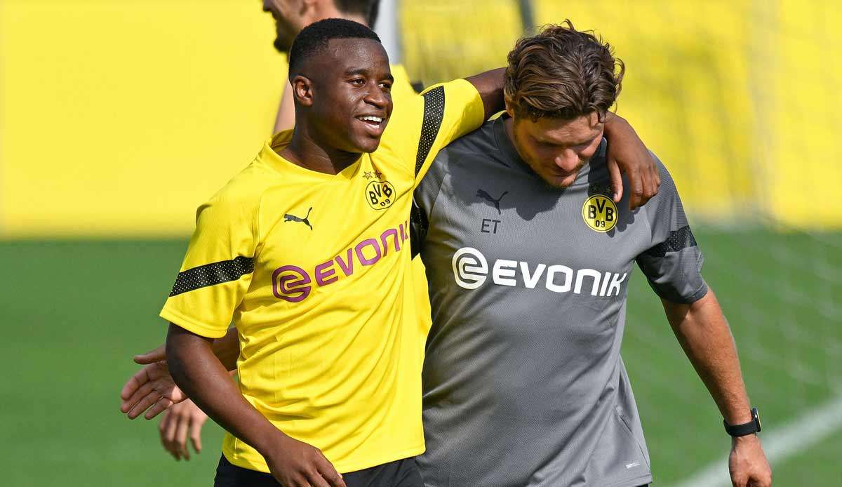 Youssoufa Moukoko spürt das Vertrauen von Trainer Edin Terzic.