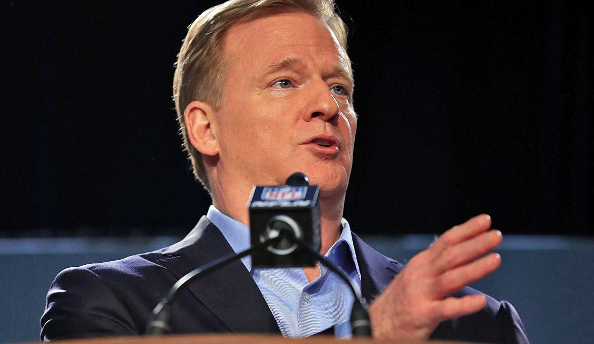 Roger Goodell ist seit 2006 als Commissioner der NFL im Amt.